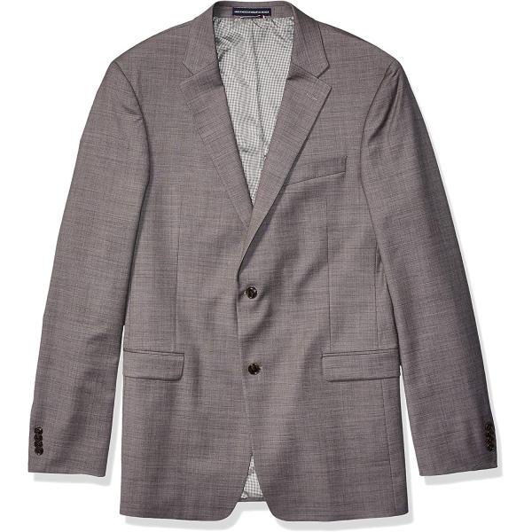 Tommy Hilfiger Men's Modern Fit Suit Separates with Stretch-Custom Jacket & Pant Size Selection