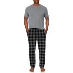 Fruit of the Loom Men's Fleece Sleep Pant and Knit Top Sleep Set