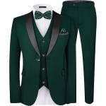 MAGE MALE Men's Slim Fit 3 Piece Suit One Button Solid Shawl Lapel Blazer Jacket Vest Pants Set with Tie Pocket Square