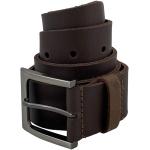 Hide & Drink, Men's Rustic Thick Leather Belt Handmade :: Bourbon Brown