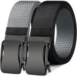 BULLIANT Mens Ratchet Belt Reversible,Web Nylon Belt for Men Casual Golf Dress Pants,One Belt Rotating for 2 Colors