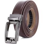 Marino Avenue Mens Genuine Leather Ratchet Dress Belt with Open Linxx Buckle