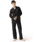 DAVID ARCHY Men's Pajama Set Mercerized Cotton Sleepwear Long Sleeve Top & Bottom Loungewear PJs