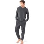 DAVID ARCHY Men's Henley Collar Polar Fleece Pajamas Set Cozy Pjs Ultra Soft Loungewear Lightweight Casual Sleepwear for Men