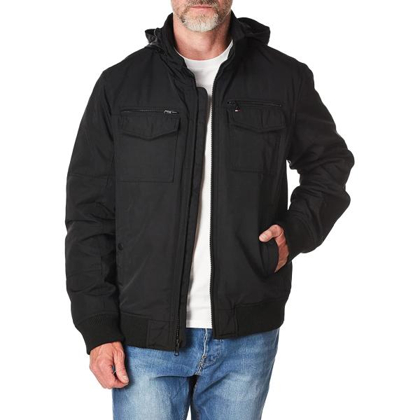 Tommy Hilfiger Men's Water Resistant Performance Bomber Jacket (Standard and Big & Tall)