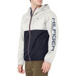 Tommy Hilfiger Men's Lightweight Active Water Resistant Hooded Rain Jacket