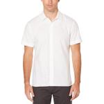 Perry Ellis Men's ?Short Sleeve Solid Slub Texture Shirt