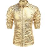 COOFANDY Men's Luxury Design Shirts Floral Dress Shirt Casual Button Down Shirts