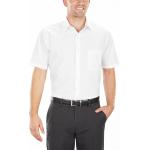 Van Heusen Men's Short Sleeve Dress Shirt Regular Fit Poplin Solid