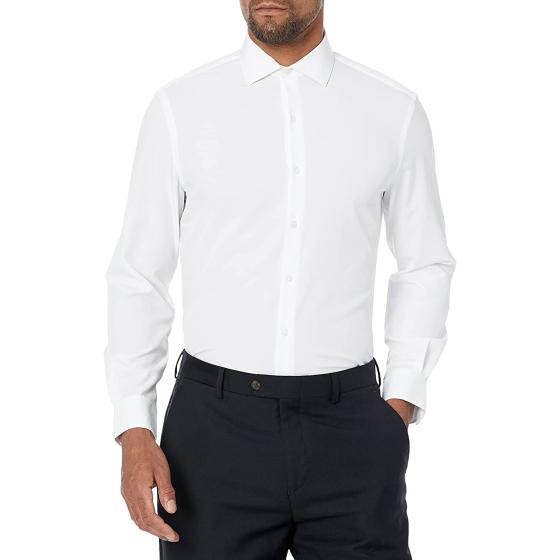 Van Heusen Men's Dress Shirt Slim Fit Traveler Stretch