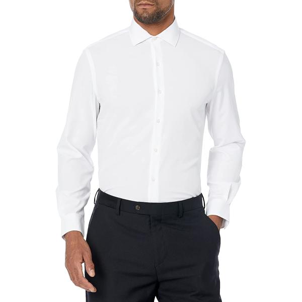Van Heusen Men's Dress Shirt Slim Fit Traveler Stretch