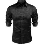J.Ver Men's Jacquard Dress Shirt Paisley Floral Printed Long Sleeve Button Down Shirts Prom Wedding Party