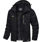 MAGCOMSEN Men's Winter Coats Waterproof Ski Snow Jacket Warm Fleece Jacket Parka Raincoats with Multi-Pockets