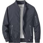MAGCOMSEN Men's Jackets Windbreaker Bomber Jackets 3 Zipper Pockets Lightweight Spring Fall Varsity Baseball Jacket
