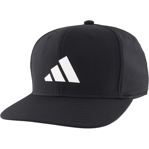 adidas Men's Three Bar Structured Snapback Adjustable Fit Cap