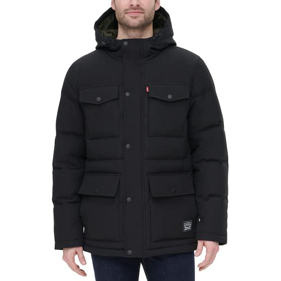 Levi's Men's Big & Tall Quilted Parka Jacket