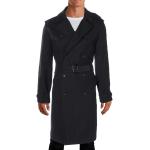 LONDON FOG Men's Plymouth Twill Belted Double-Breasted Iconic Trench Coat