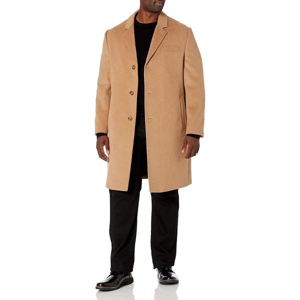 LONDON FOG mens Signature Wool Blend Top Coat