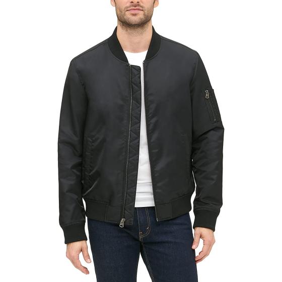 Levi's Men's Flight Satin Unfilled Ma-1 Bomber