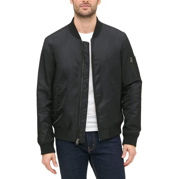 Levi's Men's Flight Satin Unfilled Ma-1 Bomber