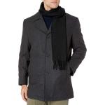 LONDON FOG Men's Amity 34" Wool Blend Car Coat with Scarf