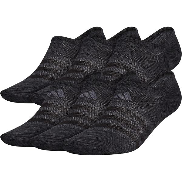 adidas Men's Superlite Super No Show Socks (6-Pair)