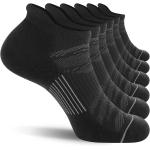 FITRELL 6 Pack Men's Ankle Running Socks Low Cut Cushioned Athletic Sports Socks 7-9/9-12/12-15