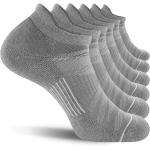 FITRELL Men's 6 Pack Ankle Running Socks Low Cut Cushioned Athletic Sports Socks 7-9/9-12/12-15