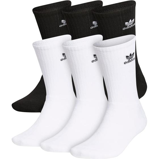 adidas Originals Trefoil (6-Pair) Crew Sock