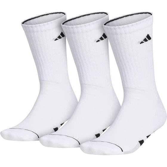 adidas Men's Cushioned Crew Socks (3-Pair)