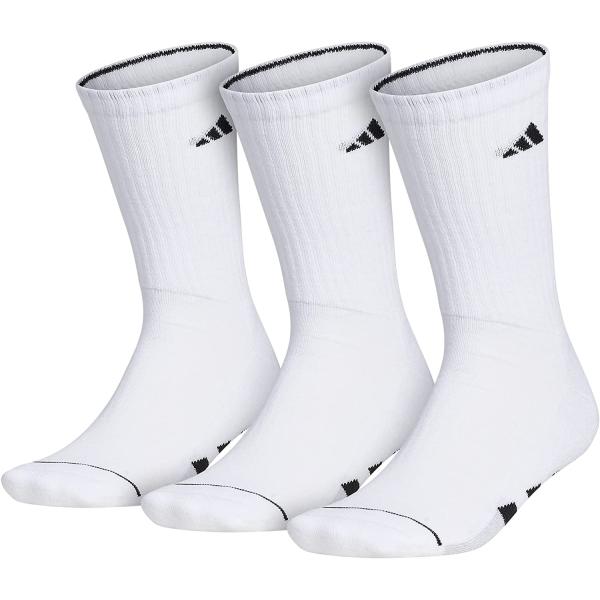 adidas Men's Cushioned Crew Socks (3-Pair)