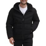 Calvin Klein Men's Winter Coat-Puffer Stretch Jacket with Sherpa Hood