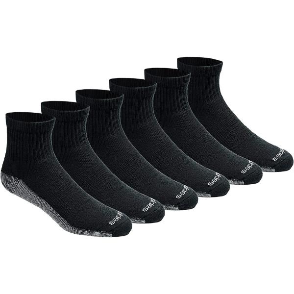 Dickies Men's Dri-Tech Moisture Control Quarter Socks Multi-Pack