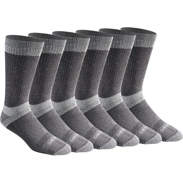 Dickies mens Dri-tech Moisture Control Max Full Cushion Crew Socks Multipack