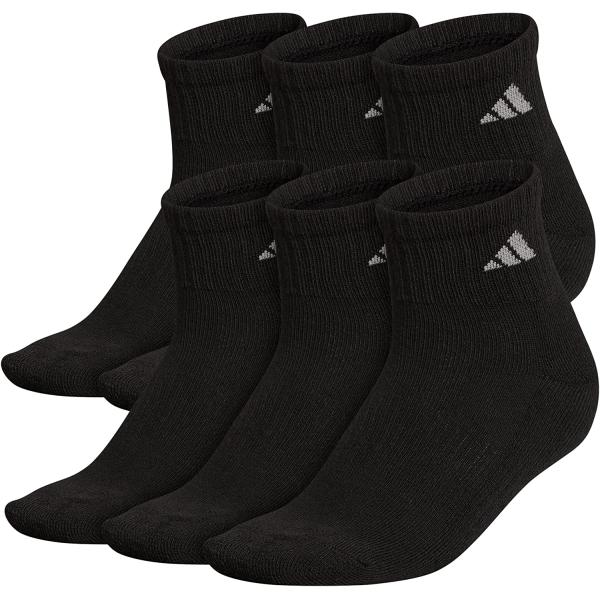 adidas Women's Athletic Cushioned 6-Pack Quarter