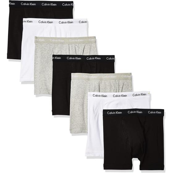 Calvin Klein Men's Cotton Stretch 7-Pack Boxer Brief