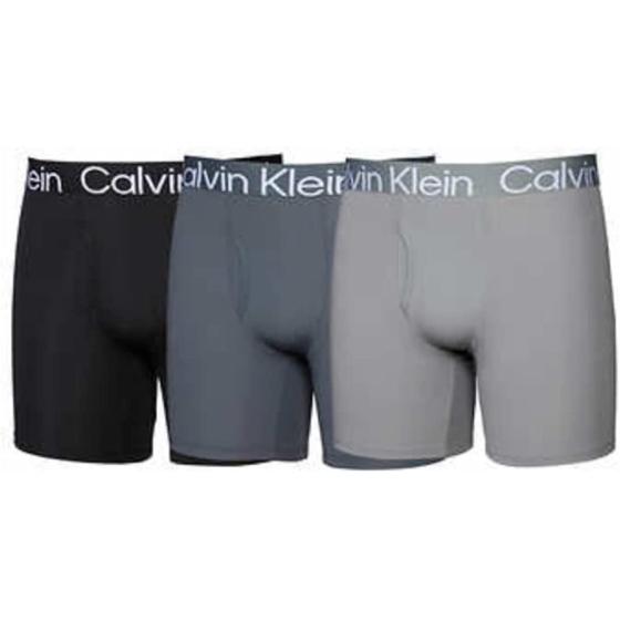 Calvin Klein Men`s Microfiber Boxer Briefs Pack of 3