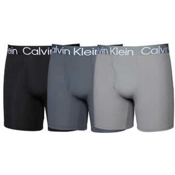 Calvin Klein Men`s Microfiber Boxer Briefs Pack of 3