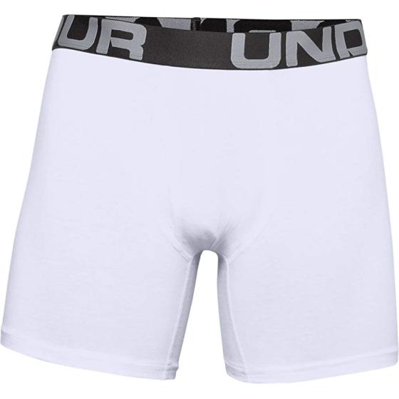 Under Armour Men's Charged Cotton 6-inch Boxerjock 3-Pack