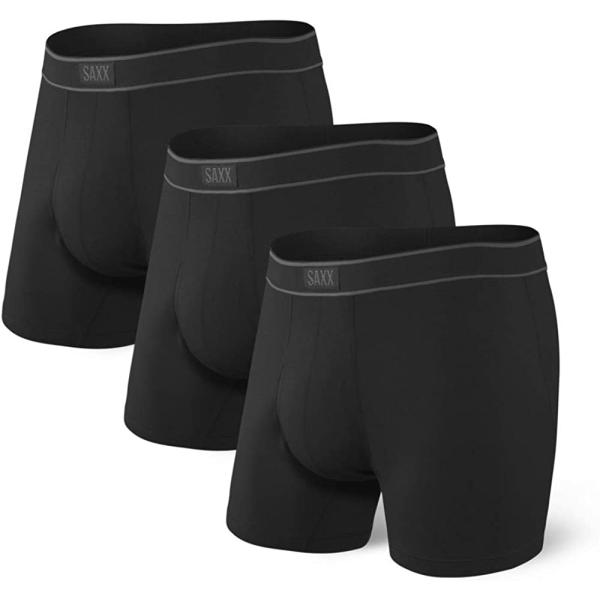 SAXX Men's Underwear - DAYTRIPPER Boxer Briefs with Built-In Pouch Support – Pack of 3, Underwear for Men