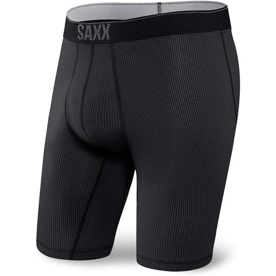 SAXX Men's Underwear – QUEST Quick Dry Mesh Long Leg Boxer Briefs with Built-In Pouch Support – Underwear for Men