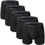 BAMBOO COOL Men's Underwear Boxer Briefs Pack Bamboo Viscose Soft Breathable Long Underwear Trunks