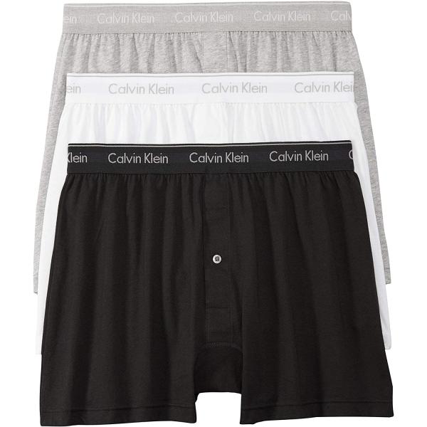 Calvin Klein Men's Cotton Classics 3-Pack Knit Boxer