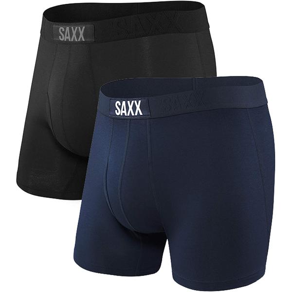 SAXX Men's Underwear - ULTRA Boxer Briefs with Built-In BallPark Pouch Support – Pack of 2, SMU