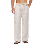 COOFANDY Mens Linen Loose Pant Lightweight Elastic Waist Trouser Yoga Beach Pant