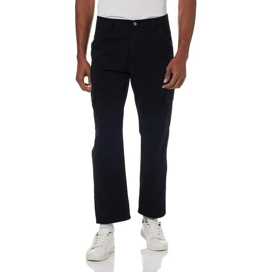 Wrangler Authentics Men's Twill Relaxed Fit Cargo Pant