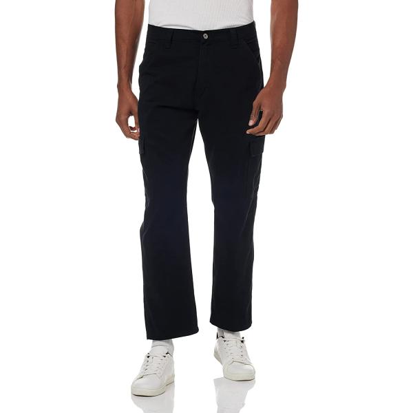 Wrangler Authentics Men's Twill Relaxed Fit Cargo Pant