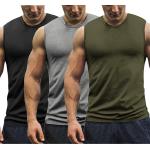 COOFANDY Men's 3 Pack Workout Tank Tops Gym Muscle Tee Bodybuilding Fitness Sleeveless T Shirts