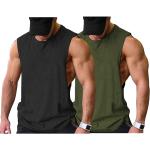 COOFANDY Men Workout Tank Top 2 Pack Gym Bodybuilding Sleeveless Muscle T Shirts