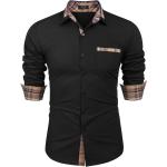 COOFANDY Men's Long Sleeve Dress Shirt Plaid Collar Casual Button Down Shirts